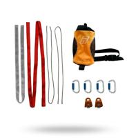 Provides all the essentials to quickly set up a Z-drag to aid in unpinning a trapped kayak or canoe.
