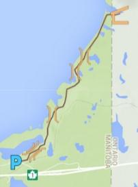Hunt Lake Trail Map