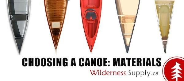 Choosing a canoe: materials