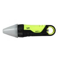 Bright, waterproof flashlight with snap-on light diffuser and built-in bottle opener!