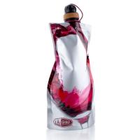 The Soft Sided Wine Carafe designed to transport your favorite wine into the backcountry- or just to your picnic.