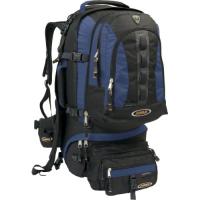 A tough yet refined large capacity travel pack with stellar features like a zip-off day pack, toiletry kit and a rain/travel fly.
