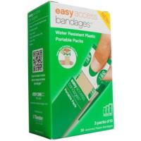 A must-have addition to every first aid kit.  Includes 45 water resistant plastic bandages in three sizes.