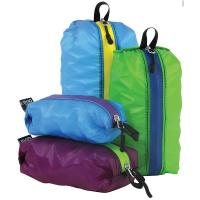 2 pack (same size) zippered stuff sack for organizing items
