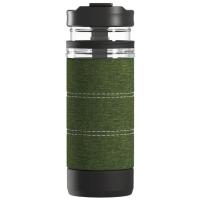 Portable french press coffee for the java connoisseur on the go. A convenient travel mug and french press in one!
