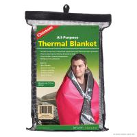 A durable thermal blanket that retains body heat in tough conditions
