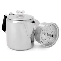 A classic ultra-rugged 6 cup stove percolator featuring a handy PercView knob that lets you gauge the strength of your brew.