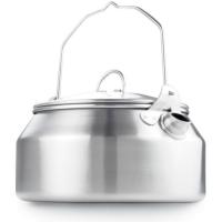 Glacier Stainless 1 QT. Tea Kettle is for family campers and backpackers who demand durability in a traditional kettle design.
