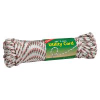 Polypropylene utility cord that resists abrasion, oil, rot and mildew