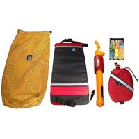 Safety necessities conveniently bundled together in a handy mesh bag. This simple and cost effective Safety Kit is great for the new paddler.