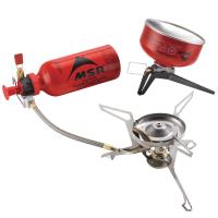 The hybrid-fuel WhisperLite Universal stove delivers the ease and simmering capabilities of canister fuel, and switches easily over to liquid fuels for longer trips, cold-weather, and international use.