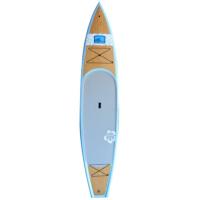 Provides an optimal length and weight for women paddlers seeking a board for longer paddles, training, touring and recreational racing.