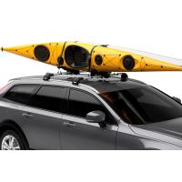 Versatile water sport carrier that can transport either kayaks or stand-up paddle boards with one system.
