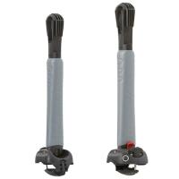 For multi-seasons worth of kayaking, the KayakStacker features non-scratch, vinyl-coated steel posts with versatile arrow-top hooks to quickly and easily tie down boats.
