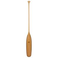 A beautiful laminated cedar and bass pear shaped solo and tandem paddle, usually for deep water lake paddling.