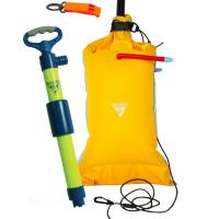 The Basic Safety Kit includes: Paddler's Bilge Pump, Dual-Chamber Paddle Float, and Safety Whistle!