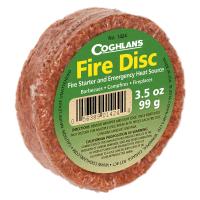 Coghlan's Fire Discs are an ideal fuel source for starting campfires or wood stoves.