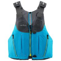 The women's specific NRS Nora PFD offers female boaters a basic life jacket with a ventilated, thin-back design for comfort.