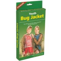Zippered at the neck for easy access to the face and elasticized drawstring waist and cuff, this bug jacket will keep the kids safe.