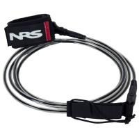 The NRS SUP Board Leash features a tightly coiled line that stays out of your way when you don't need it.