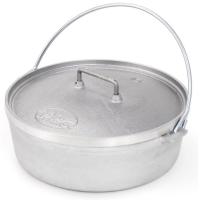Rust-proof, even-heating, dutch oven at 1/3 the weight. Made from durable, highly conductive cast aluminum.