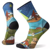 The PhD Outdoor Ultra Light Monster Camping Print Crew is our thinnest outdoor sock great for hiking, running, cycling, and everything outdoors.