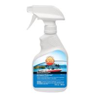 Like SPF 40 for your gear. Use it on any materials to protect against UV damage and keep keep your boat colorful and clean.