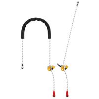 Excellent adjustable work positioning lanyard. Can be used as a temporary horizontal lifeline.