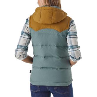 patagonia women's bivy hooded vest shadow blue